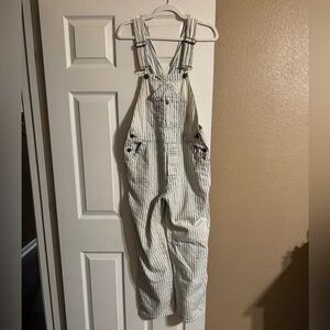 Faherty Striped Overalls | XS